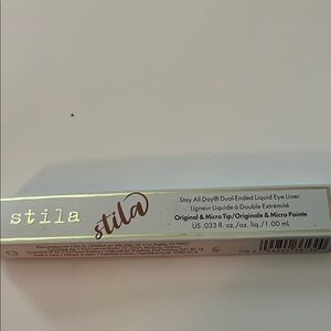 Stila Stay All Day Dual-Ended Liquid Eyeliner - Intense Black and Kitten new